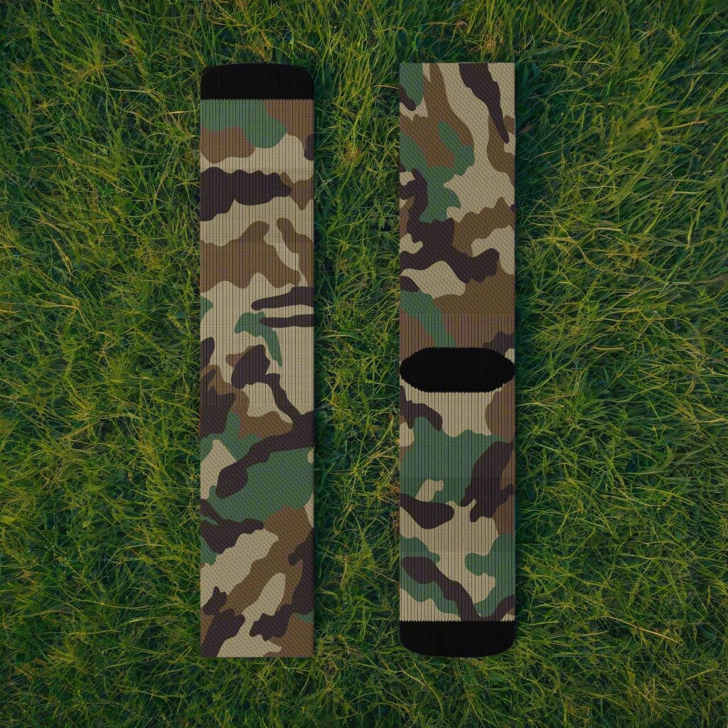 M81 Woodland Crew socks