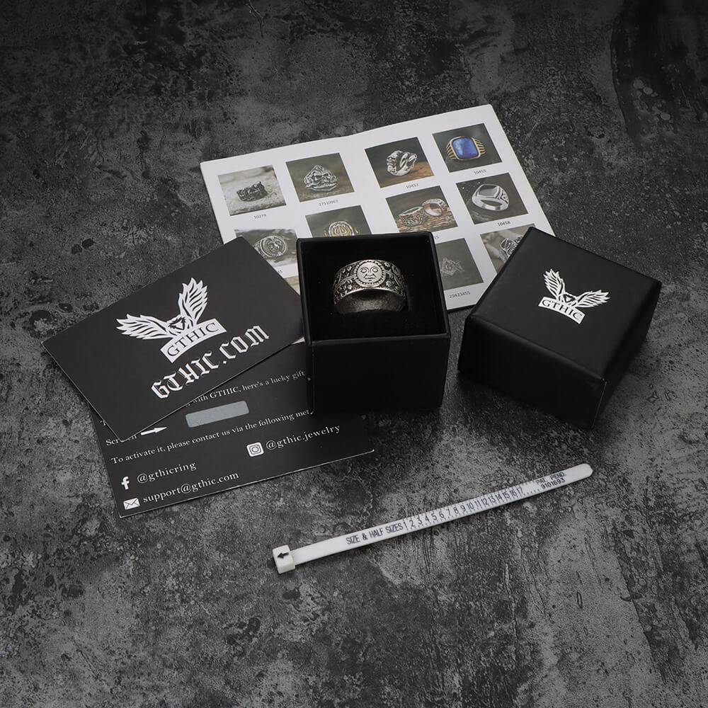 Sun Moon and Stars Stainless Steel Band Ring