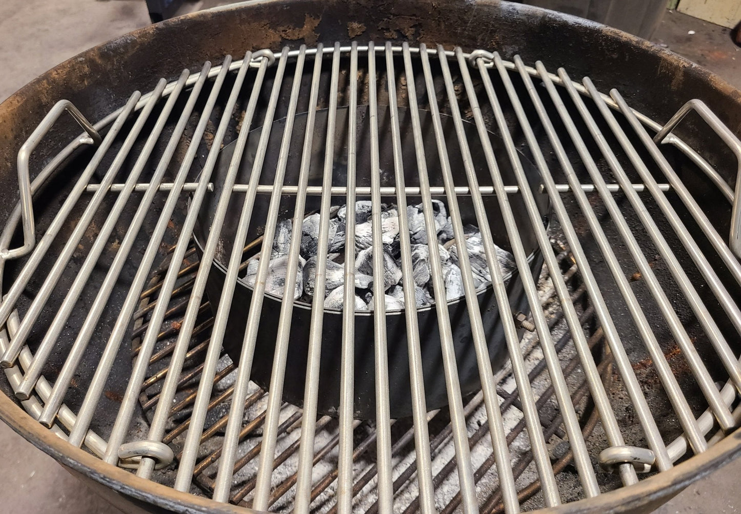 Super Heavy Duty Food Grate For 22" Kettle (0.275" Stainless Steel, heavier than 1/4")