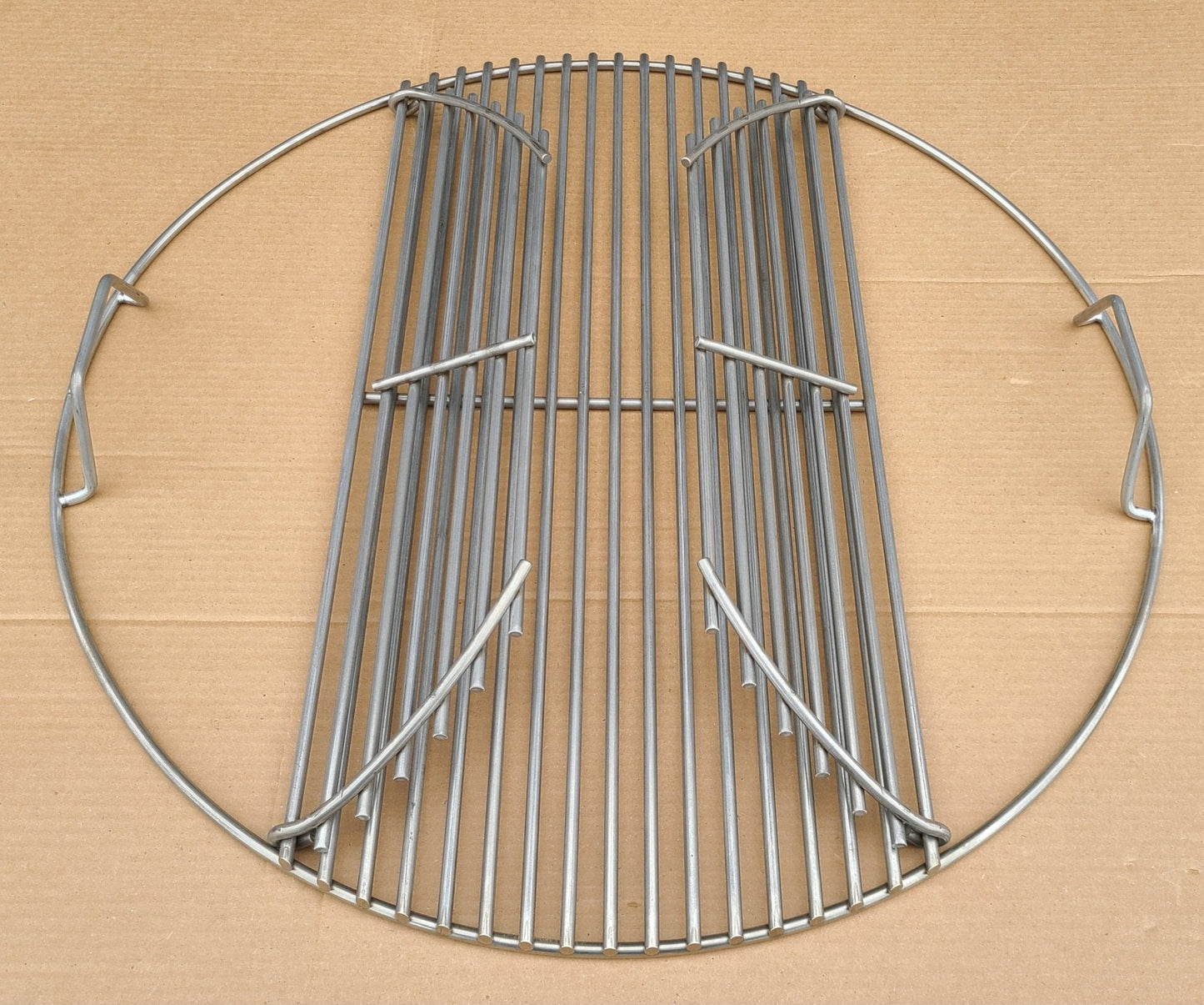 Super Heavy Duty Food Grate For 26" Kettle (0.275" Stainless Steel, Heavier Than 1/4")