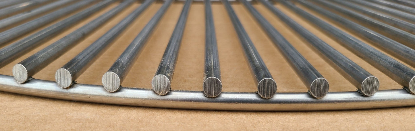 Super Heavy Duty Food Grate For 26" Kettle (0.275" Stainless Steel, Heavier Than 1/4")