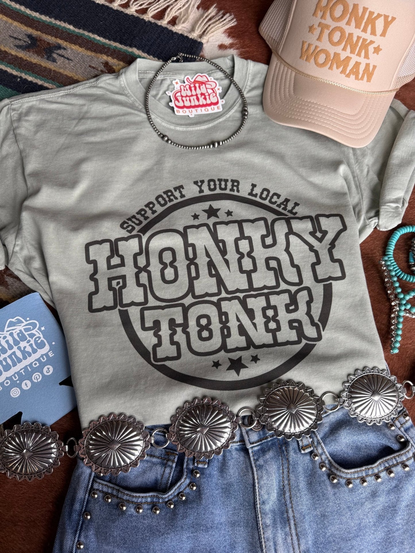 Support Local Honky Tonk Graphic Tee