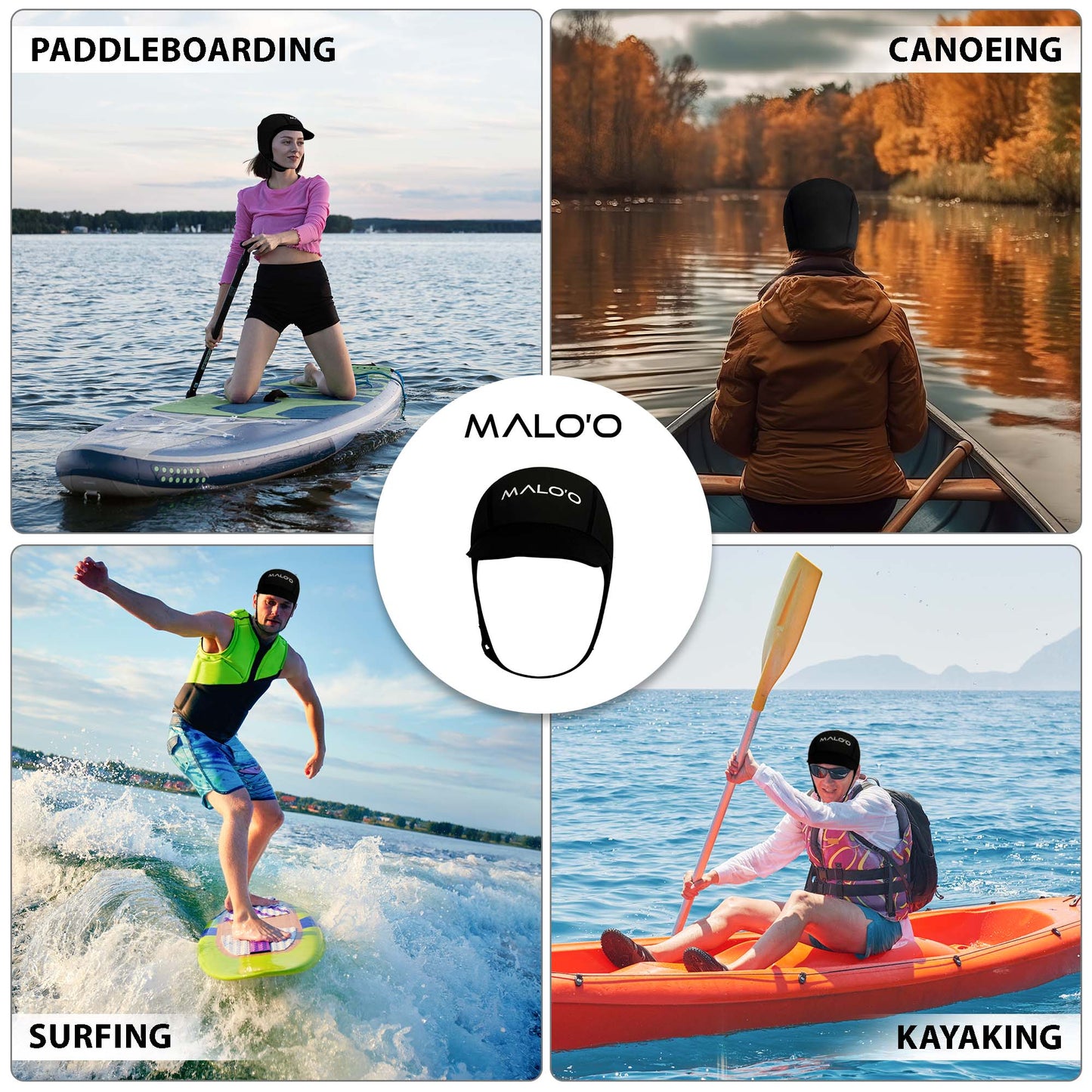 Malo'o Surf Hood – Neoprene Surfing Hood for Cold Water Surfing