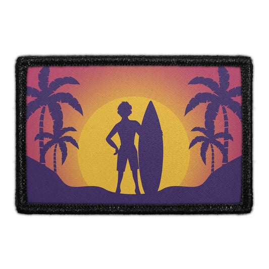 Surfer At Sunset - Male - Removable Patch