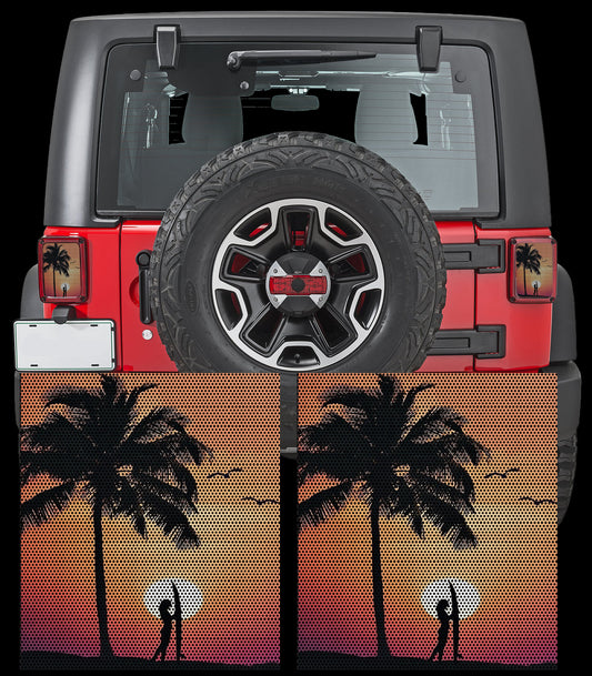 Surfs up Taillight cover decal