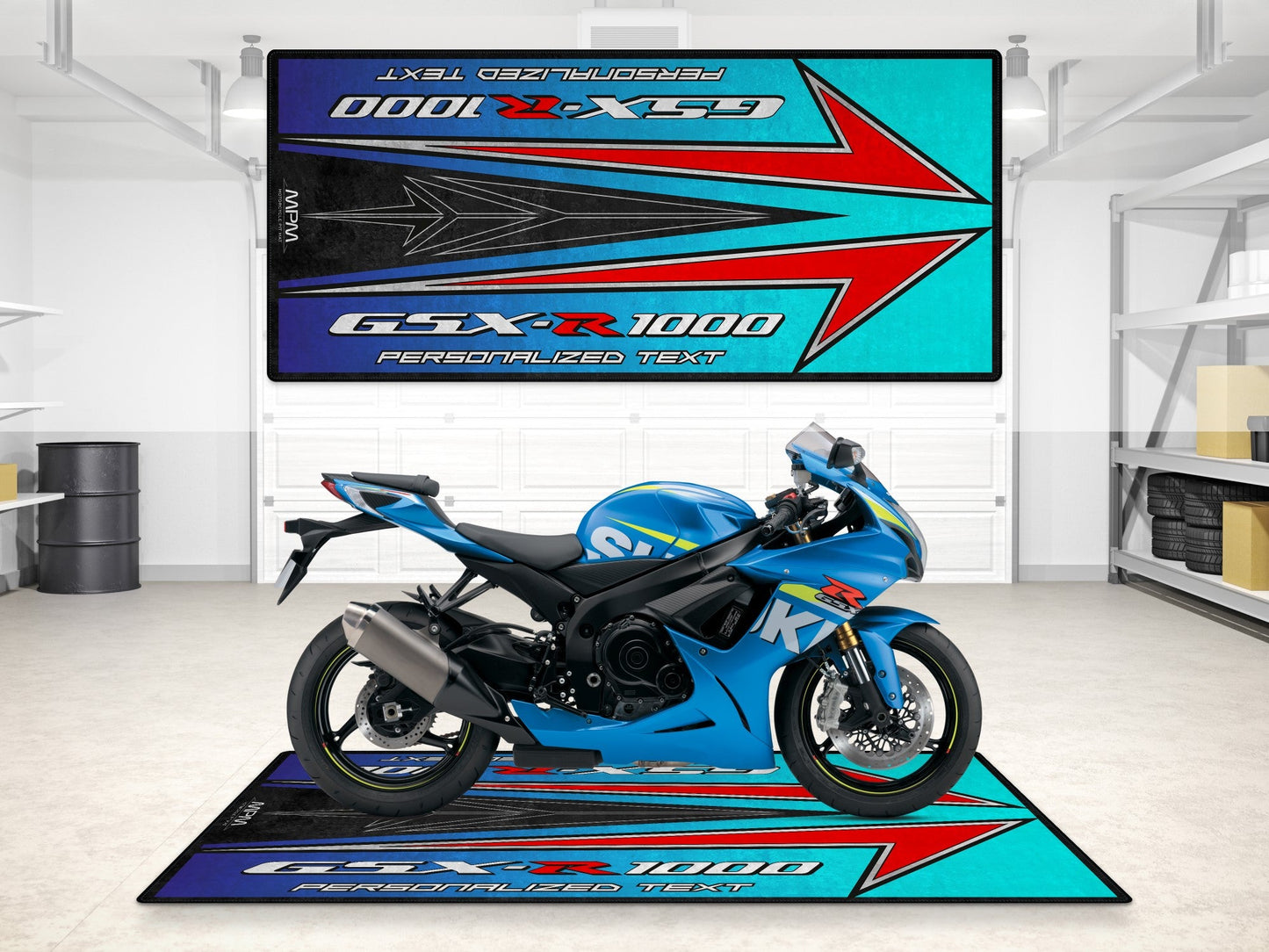 MPM Motorcycle Mat for Suzuki GSX-R1000 Motorsport - MM7127