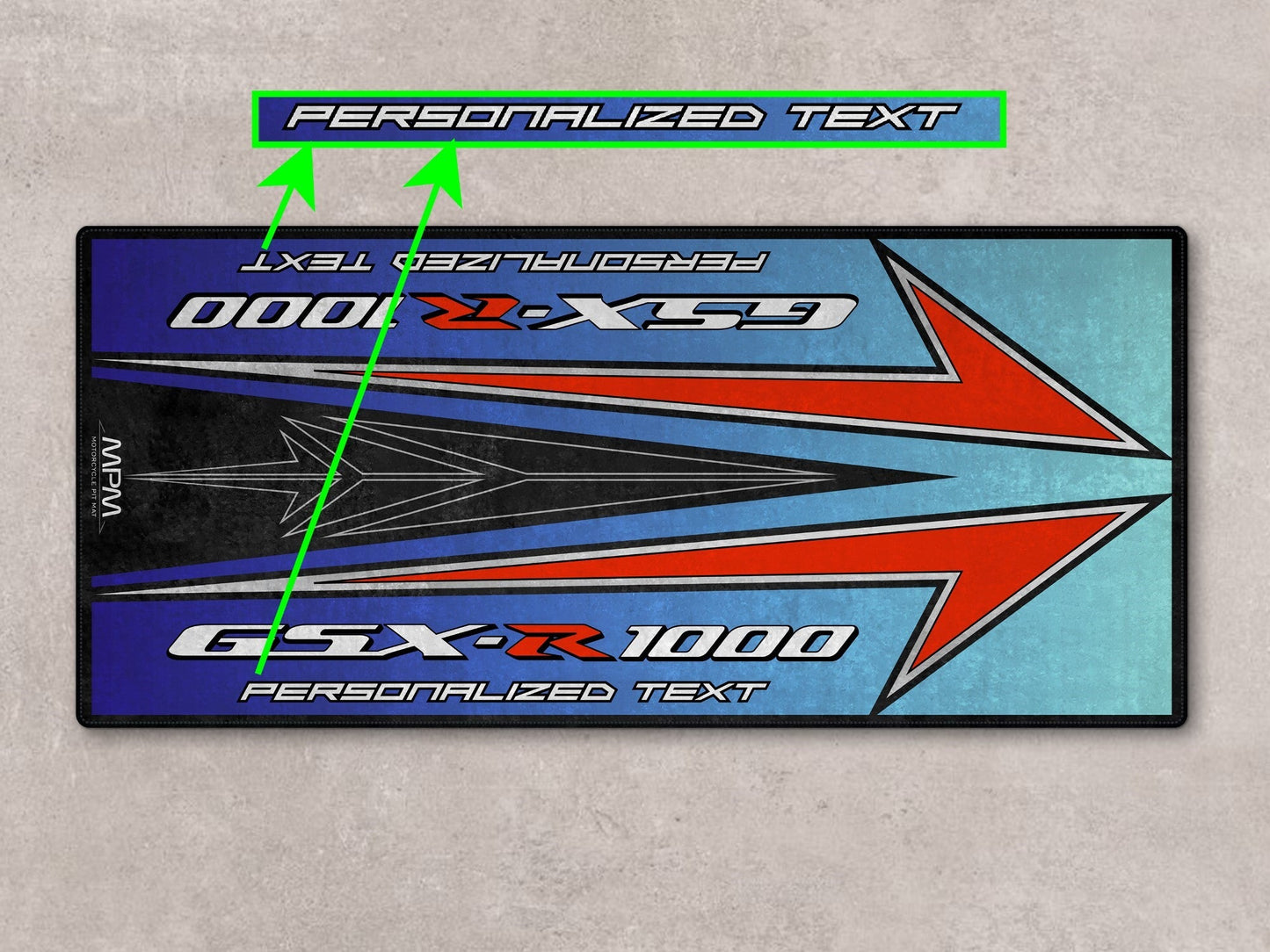 MPM Motorcycle Mat for Suzuki GSX-R1000 Motorsport - MM7127