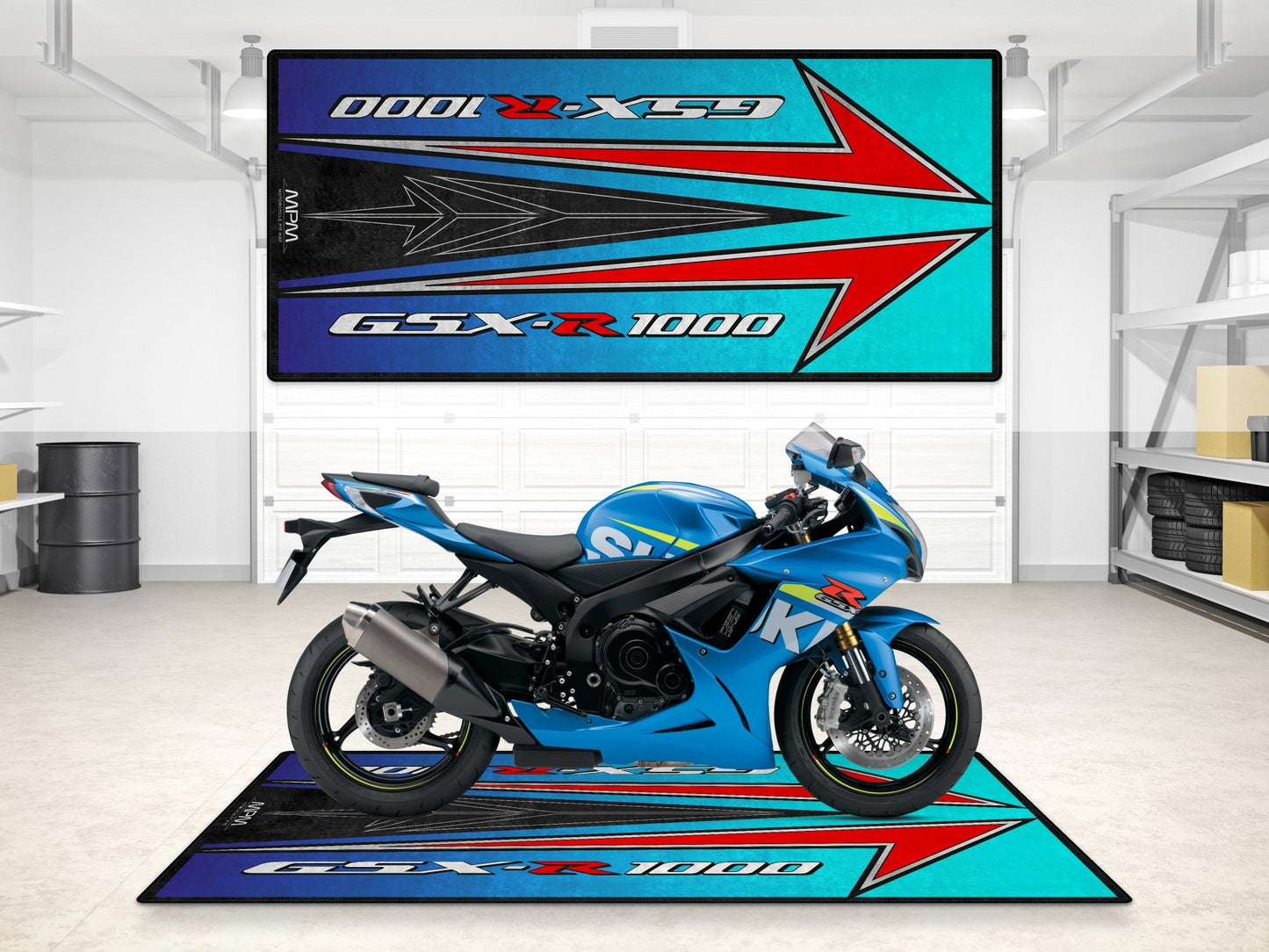 MPM Motorcycle Mat for Suzuki GSX-R1000 Motorsport - MM7127