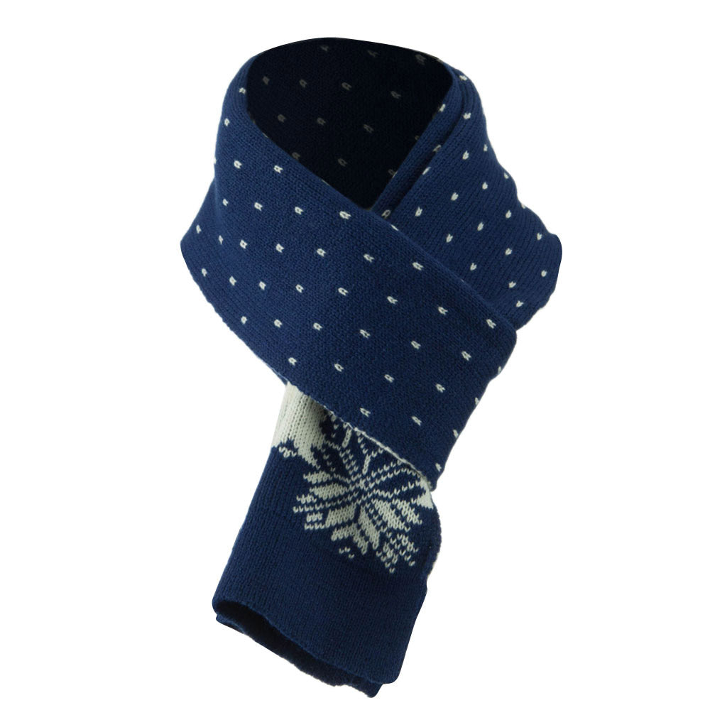 Large Snowflake Designed Scarf