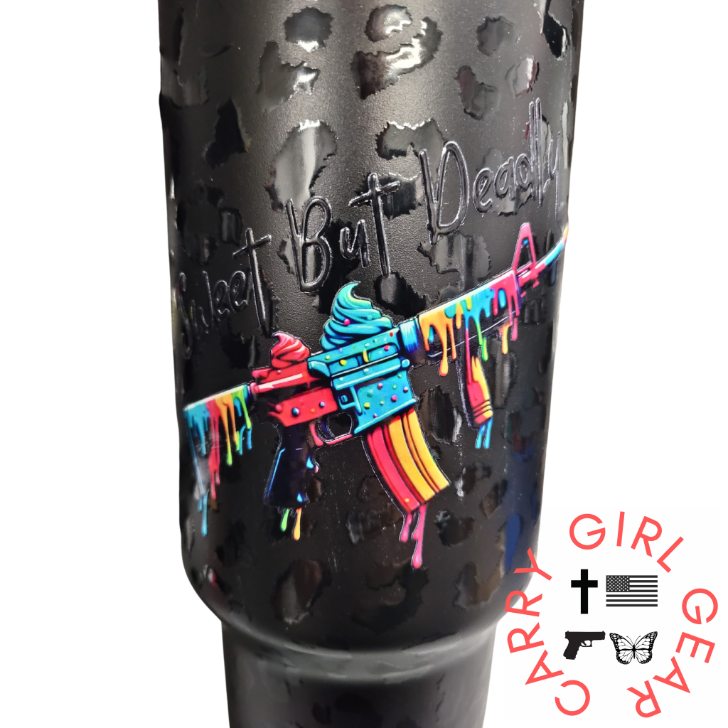 SWEET BUT DEADLY Tumbler CHEETAH 40oz