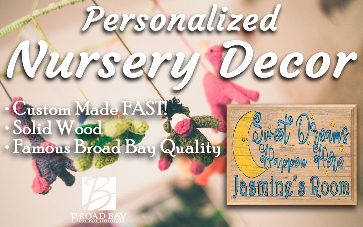 Sweet Dreams Happen Here Sign Child's Room or Nursery Decoration Sign