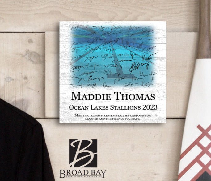 Swimming Trophy Plaque - Swim Award - for Swimmers, Senior Season Gift, MVP or Team Coaches