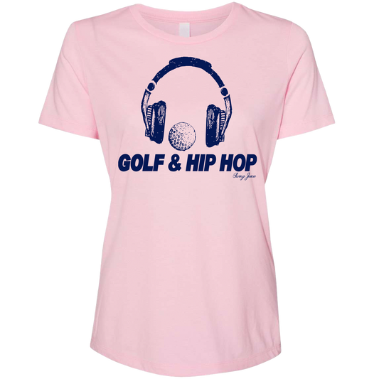 Golf & Hip Hop Women's T-Shirt Pink - Final Sale