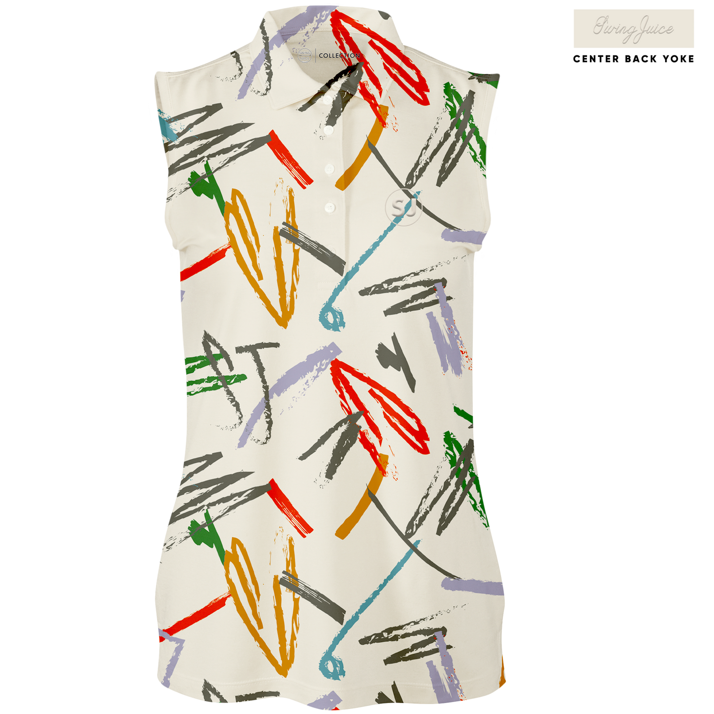 Golf Strokes Women's Sleeveless Polo - Final Sale