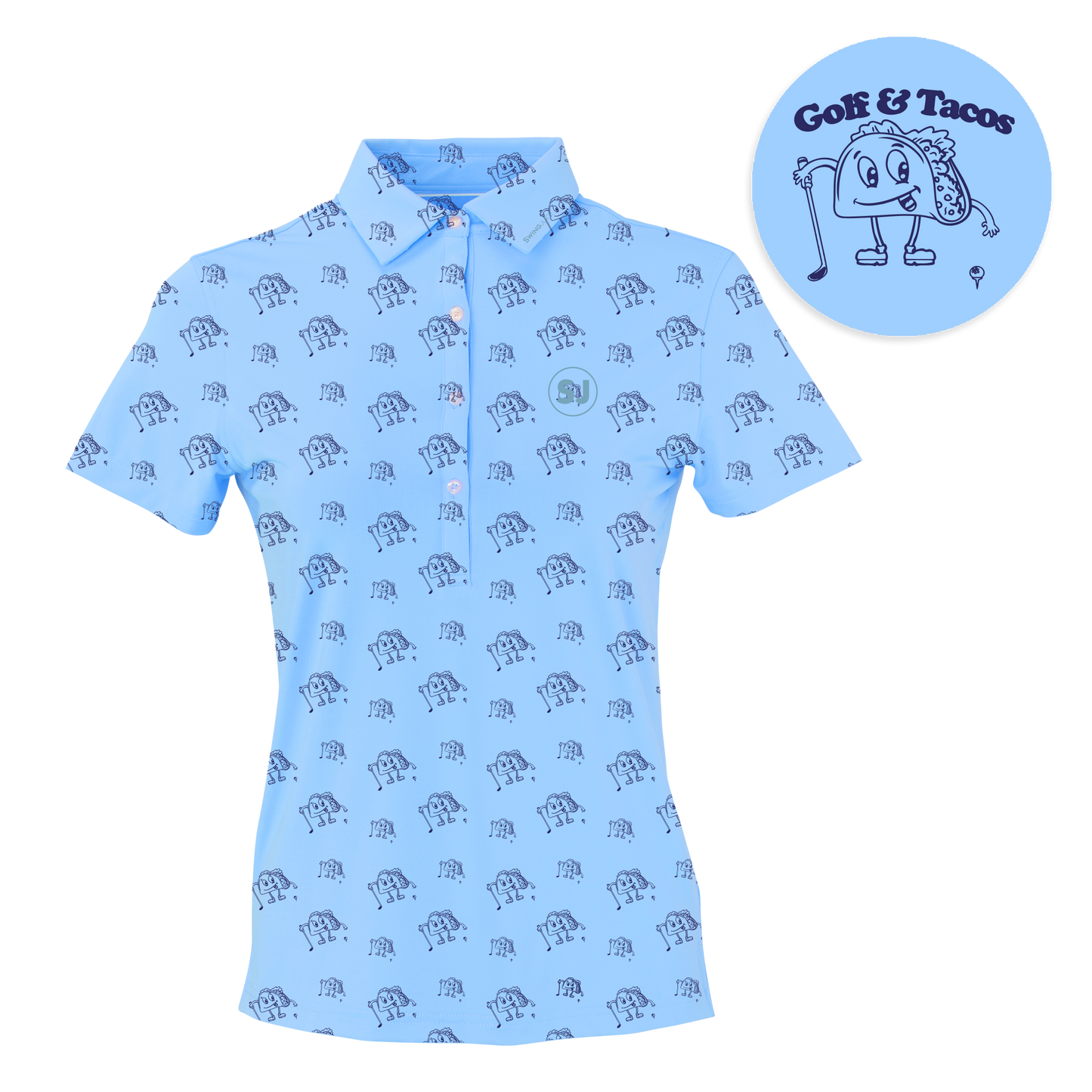 Golf & Tacos Women's Polo - Final Sale