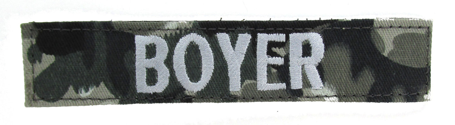 Swiss Urban Name Tape with Hook Fastener - Fabric Material