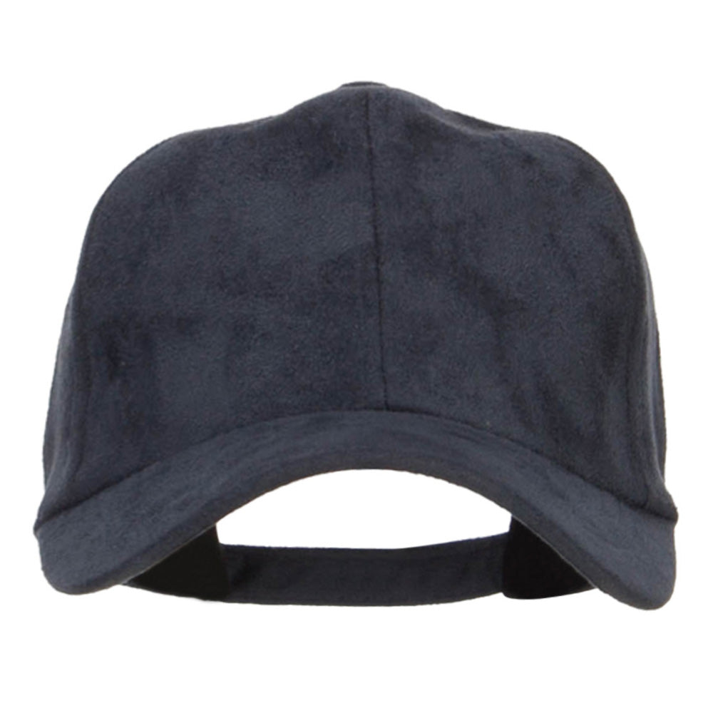 Structured Faux Suede Cap