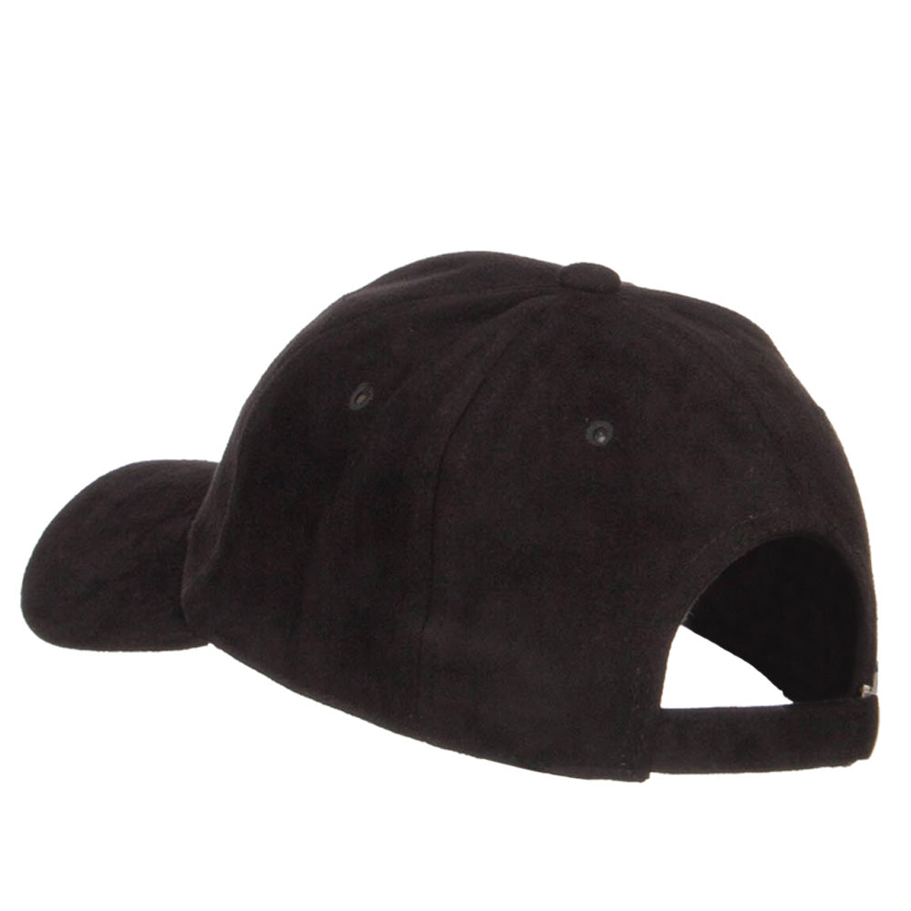 Structured Faux Suede Cap