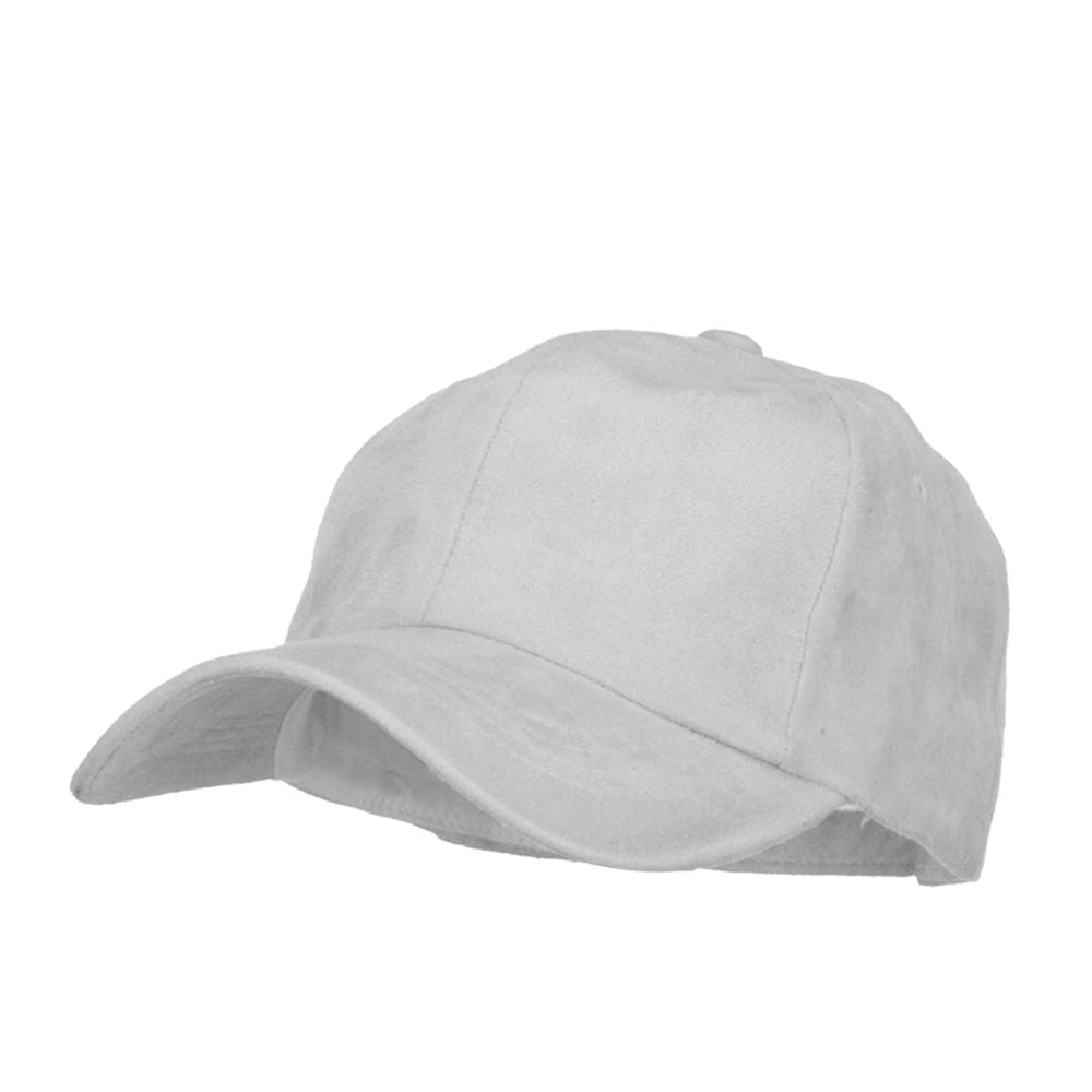 Structured Faux Suede Cap