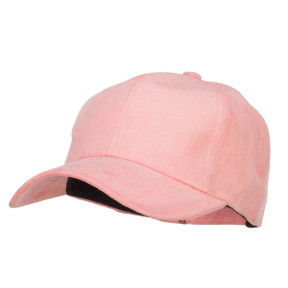 Structured Faux Suede Cap