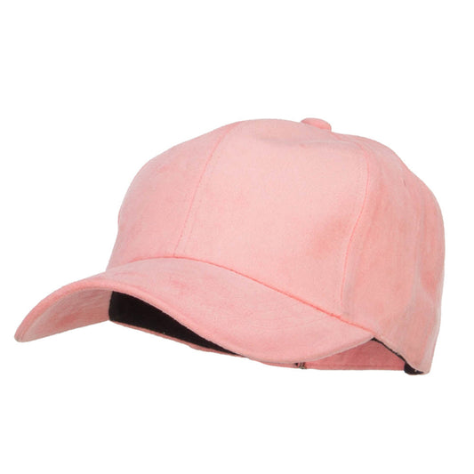 Structured Faux Suede Cap