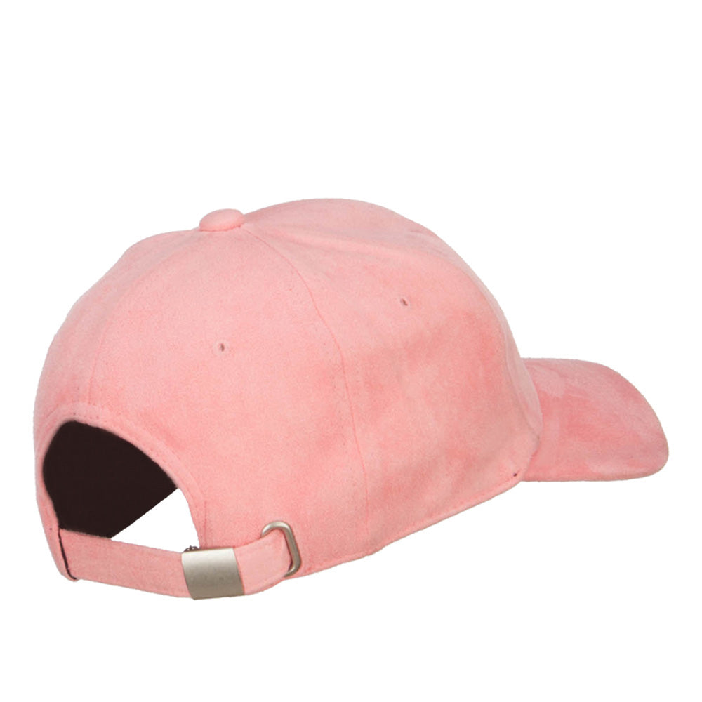 Structured Faux Suede Cap