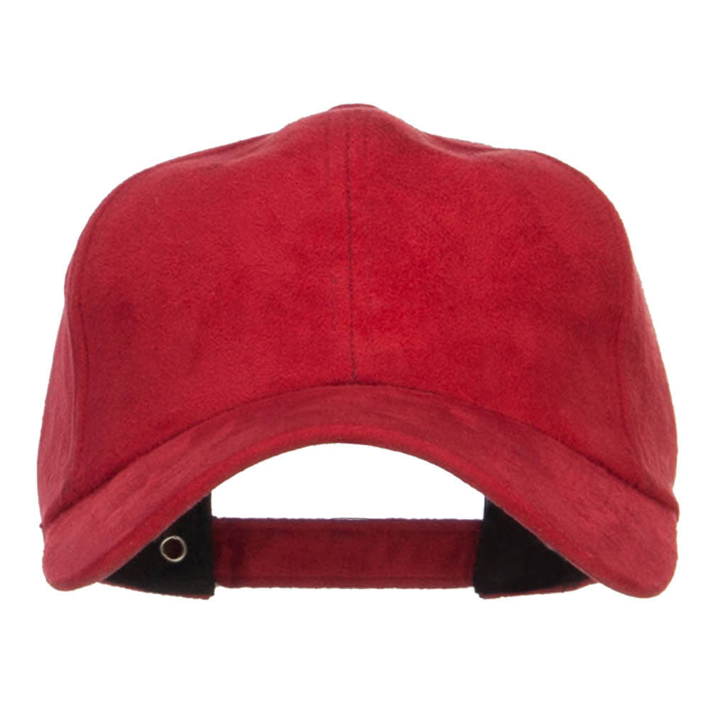 Structured Faux Suede Cap