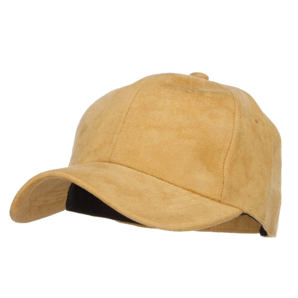 Structured Faux Suede Cap