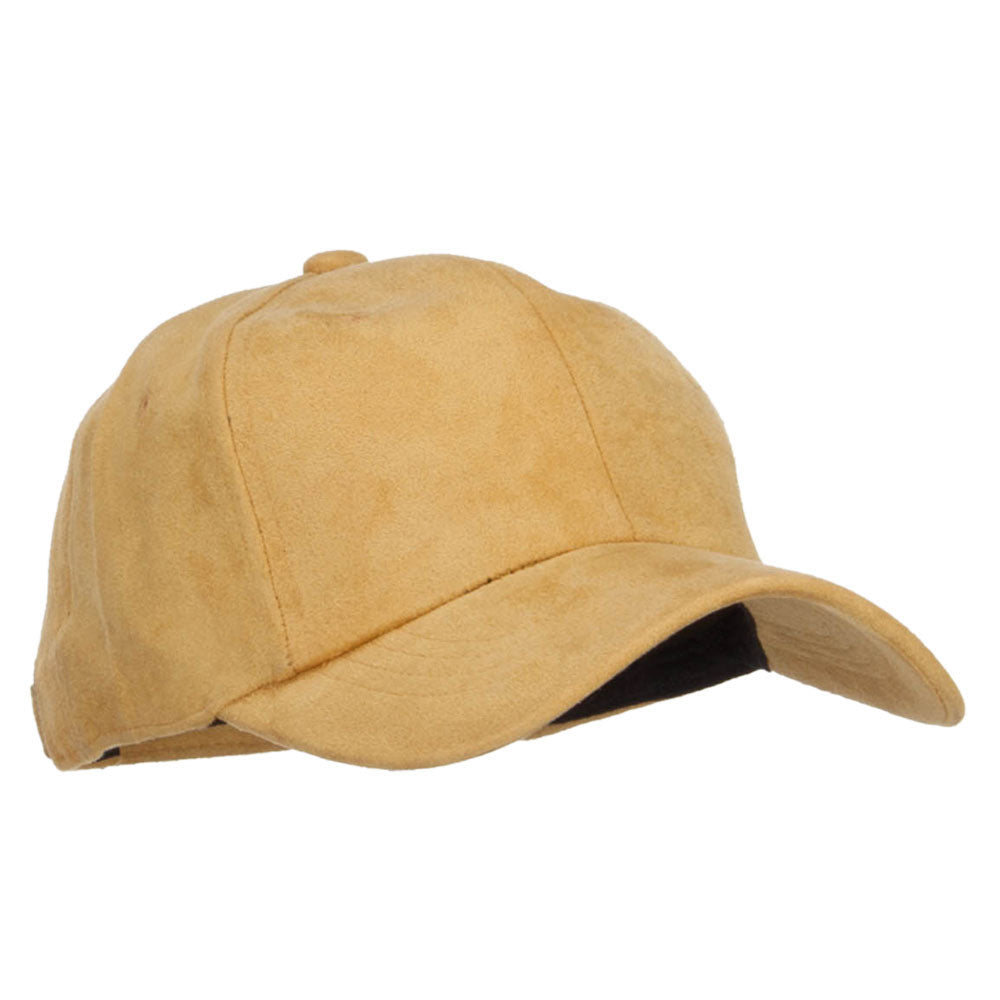 Structured Faux Suede Cap