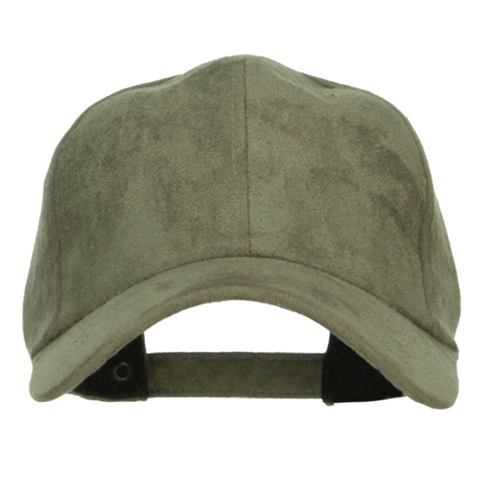 Structured Faux Suede Cap