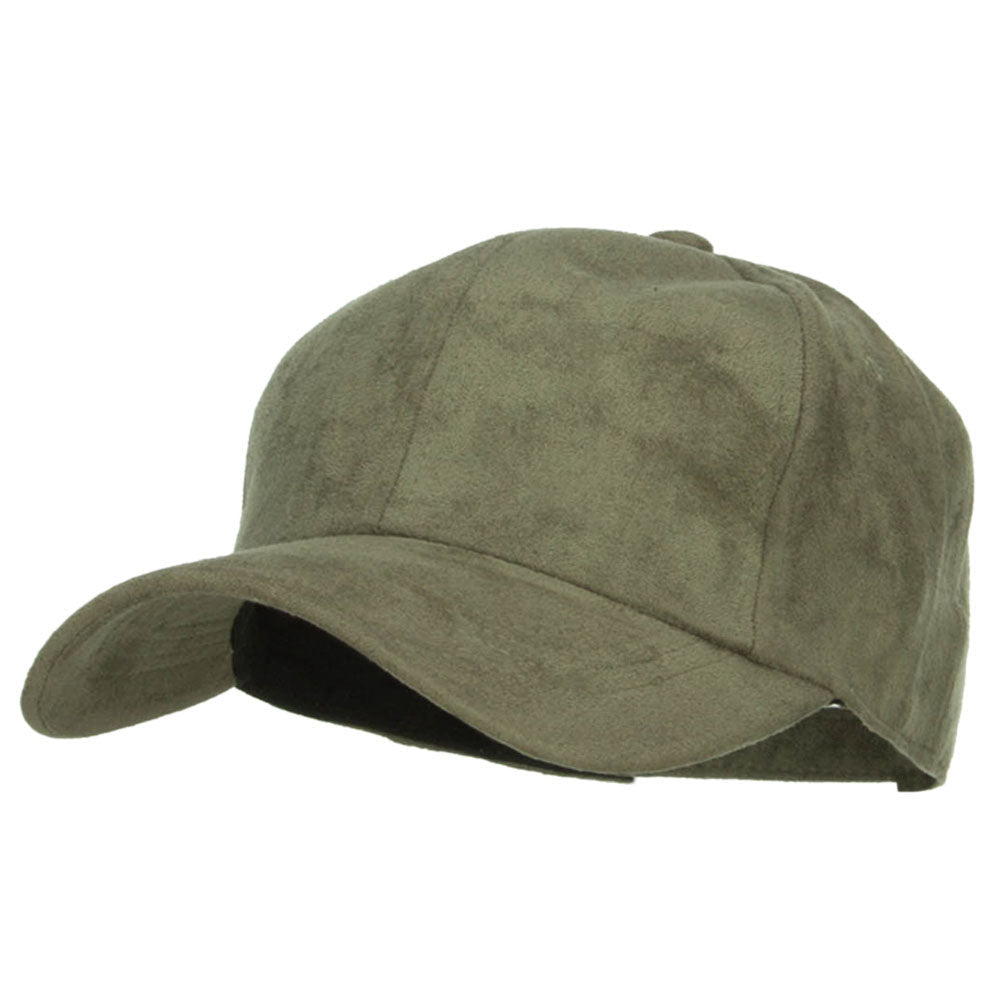 Structured Faux Suede Cap