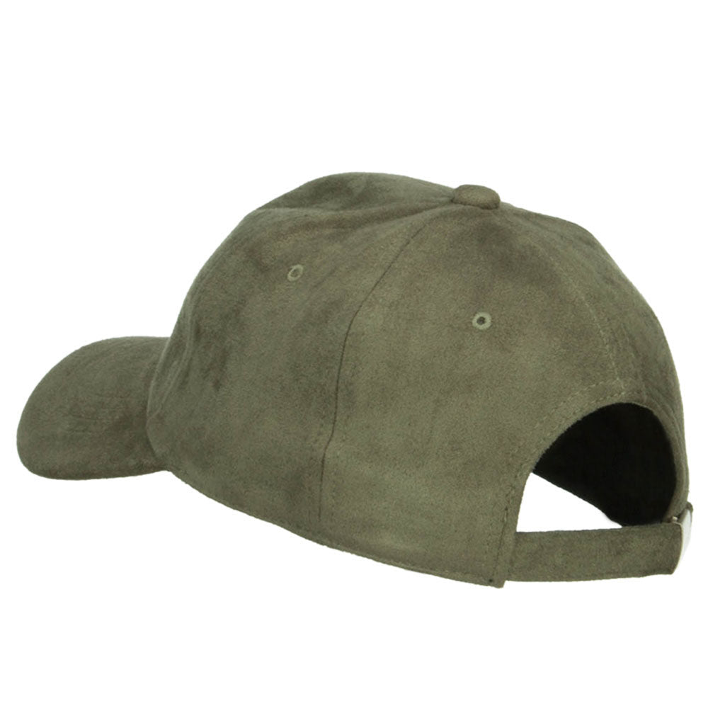 Structured Faux Suede Cap