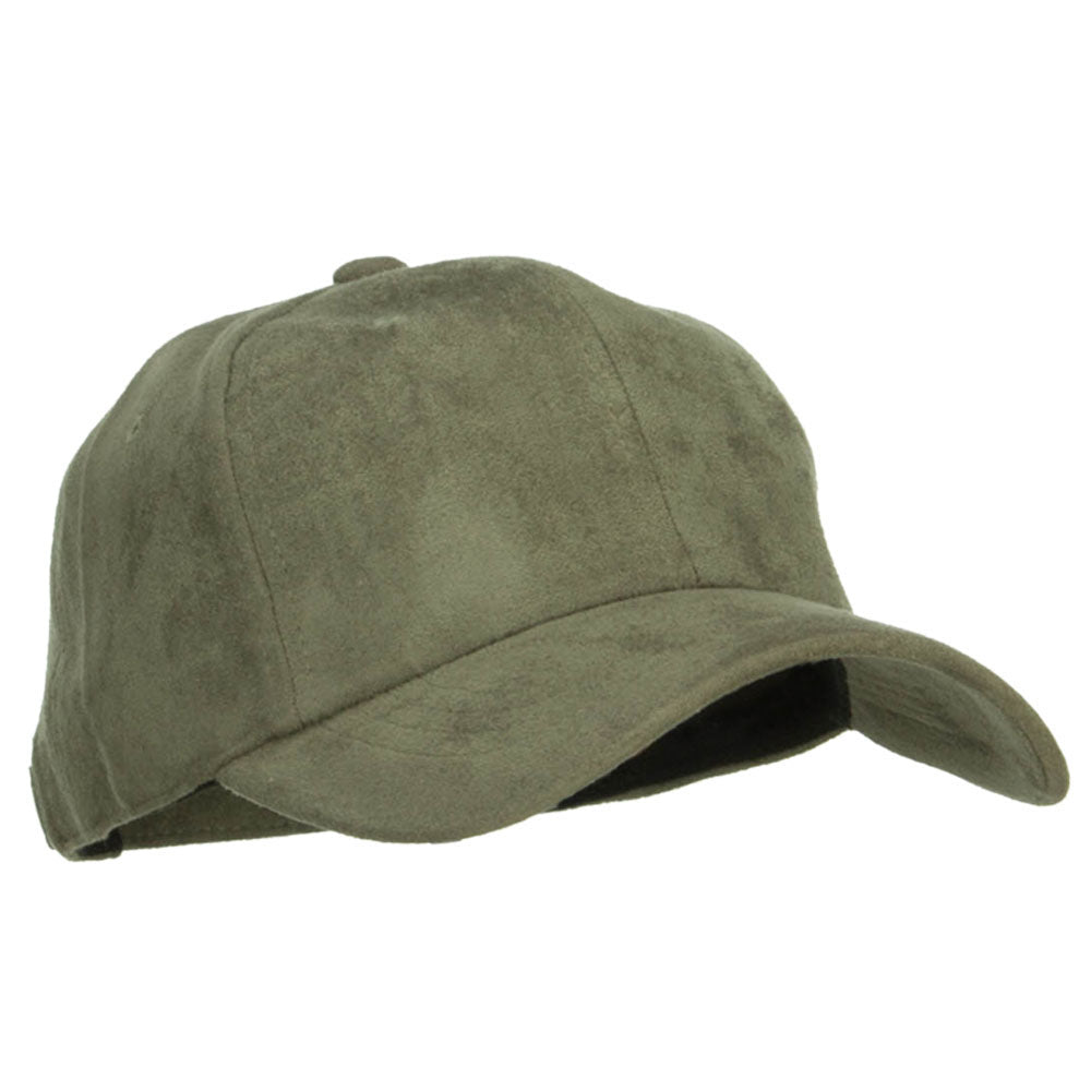 Structured Faux Suede Cap