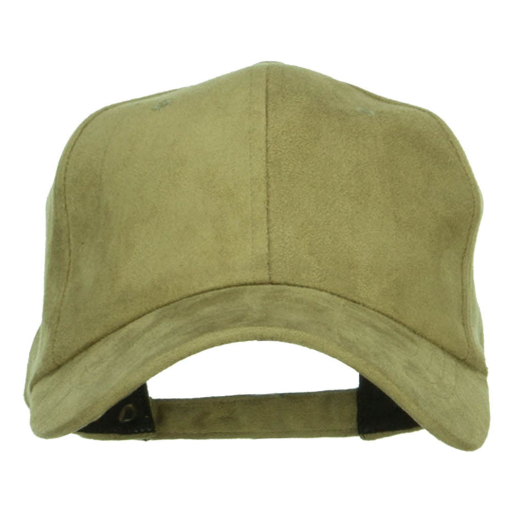 Structured Faux Suede Cap