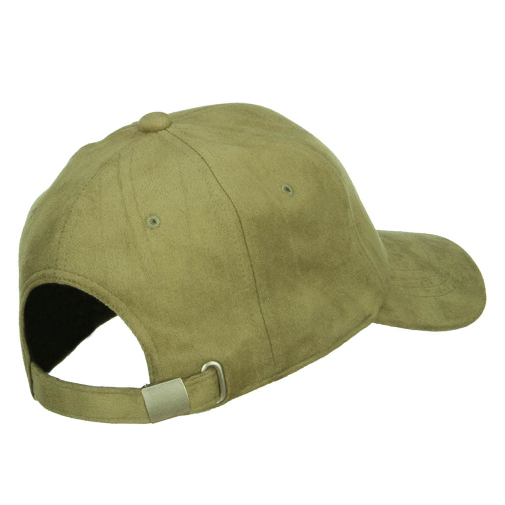 Structured Faux Suede Cap