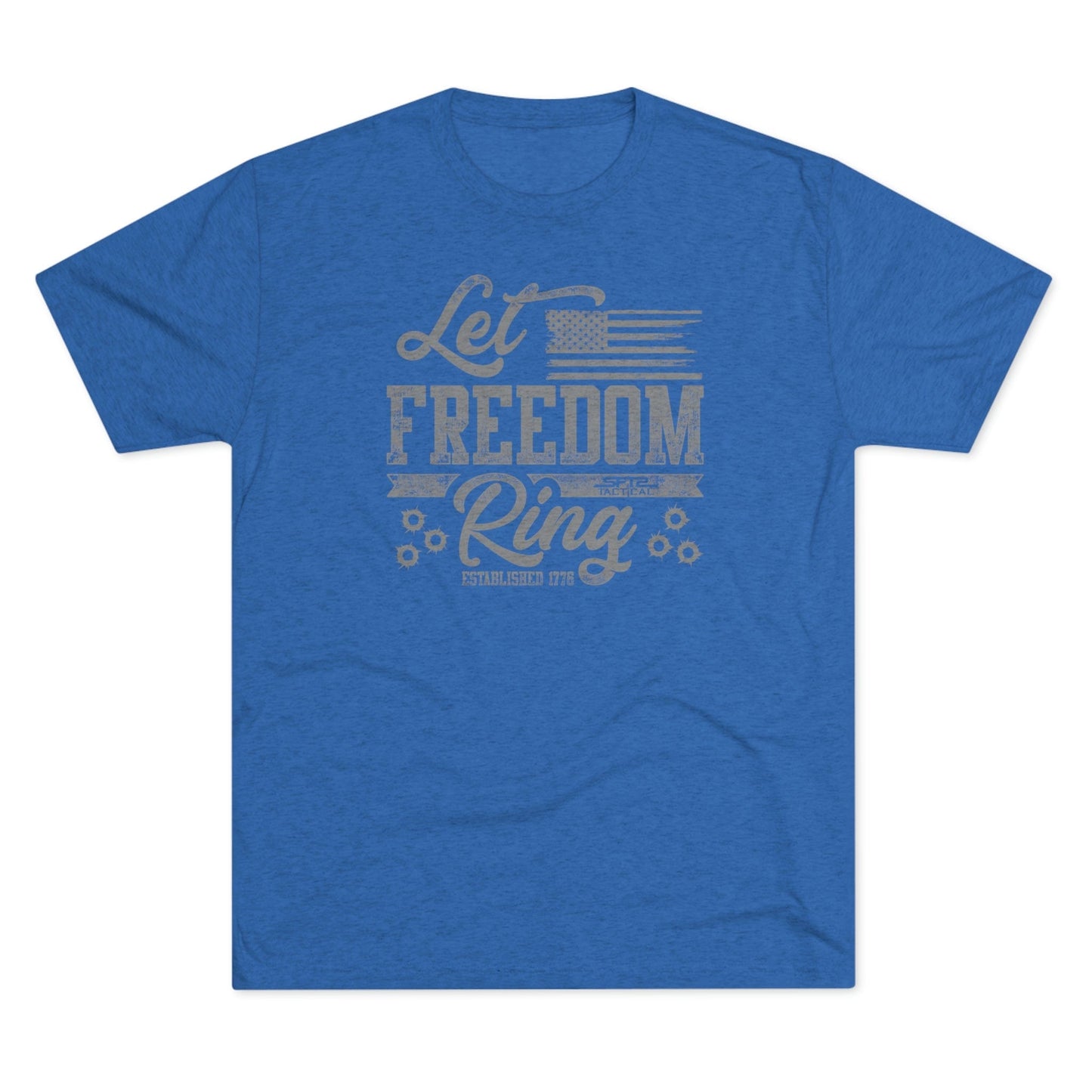 Let Freedom Ring - Tri-Blend Crew Tee