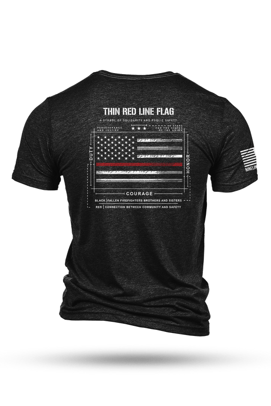 Tri-Blend T-Shirt - TRL Flag Schematic