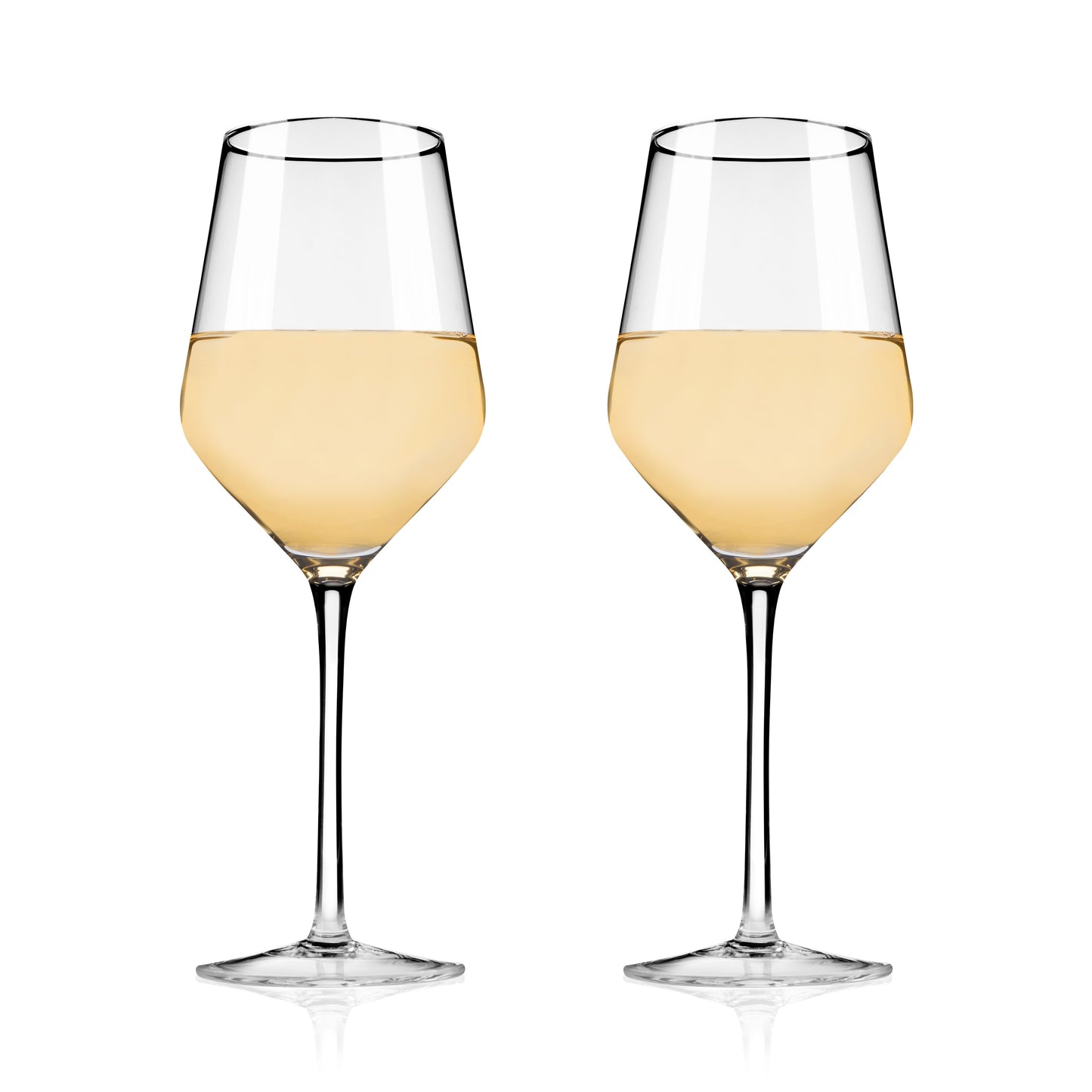 Raye Angled Crystal Chardonnay Glasses Set of 2
