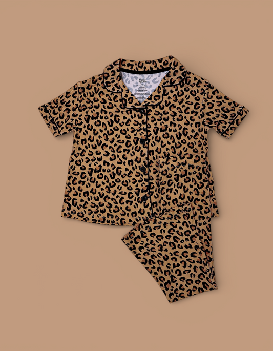 LEOPARD DREAM GIRL'S FLARE SET