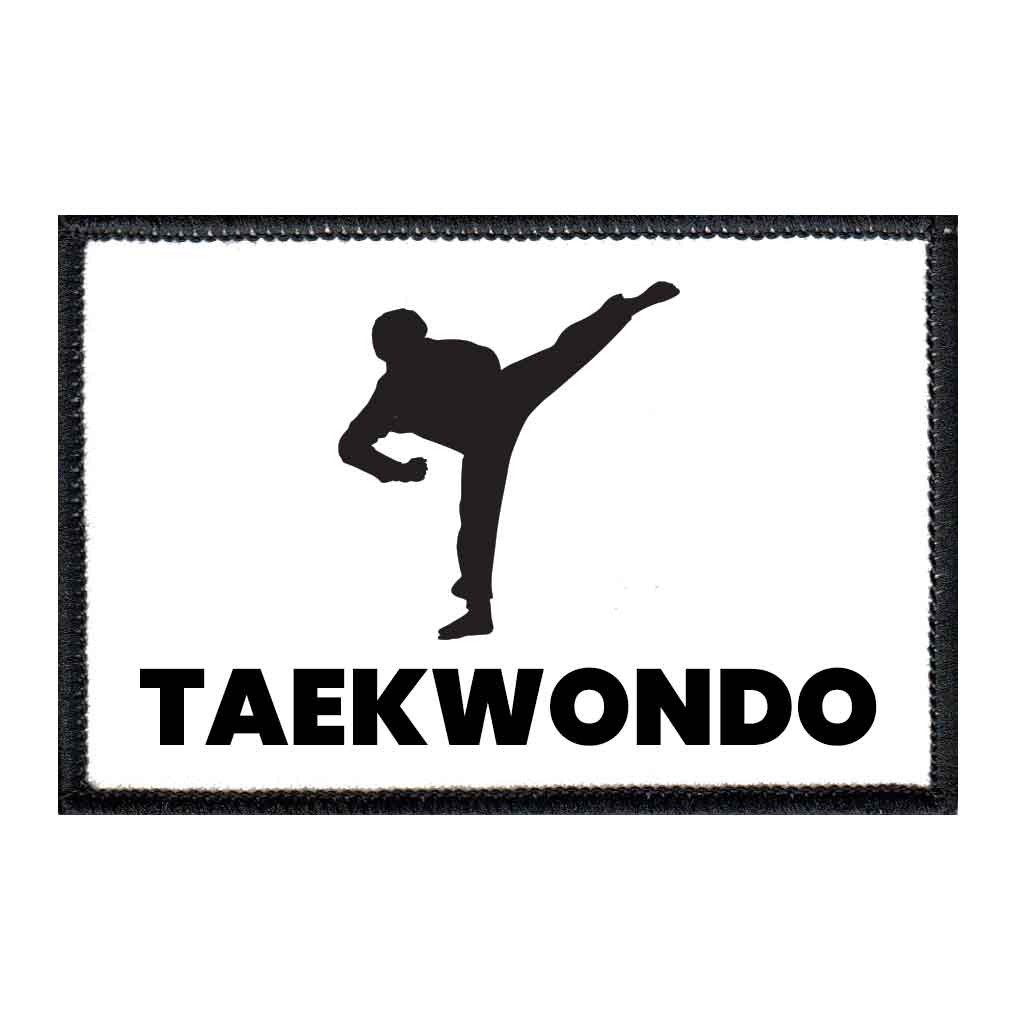 Taekwondo - Kick - Removable Patch