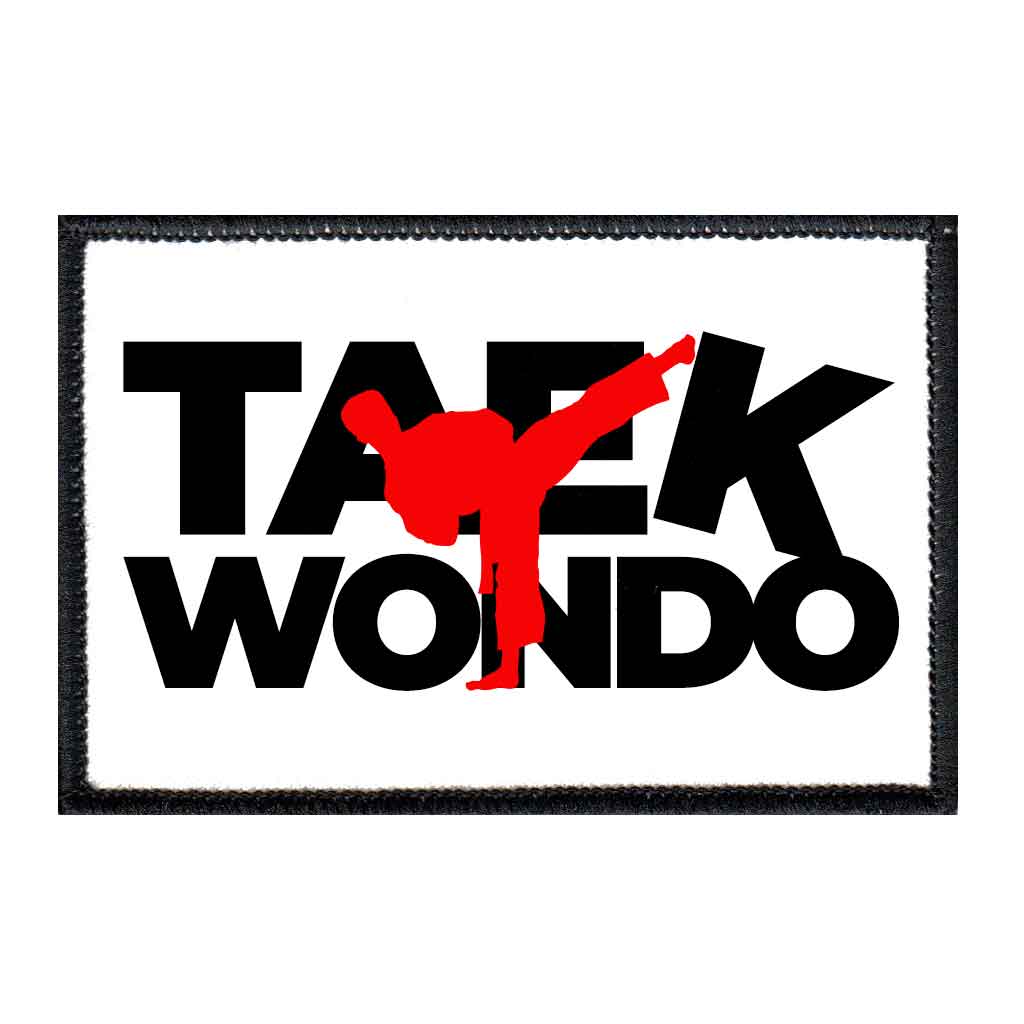 Taekwondo - Kick - Removable Patch