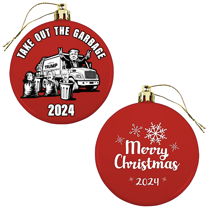 Trump - Take Out The Garbage Ornament - 3188