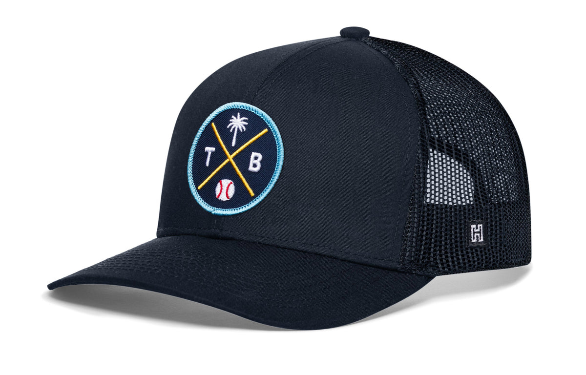 Tampa Bay Baseball Trucker Hat  |  TB X Snapback