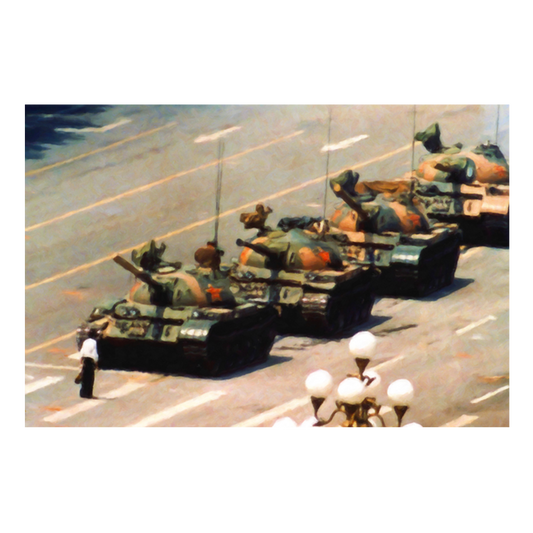 Tank Man Painting Print