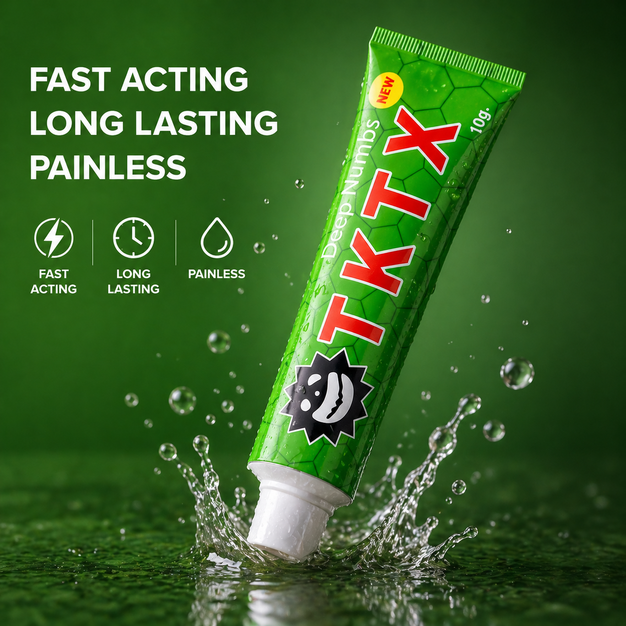 Green Tattoo Numbing Cream - 80% Limited Edition