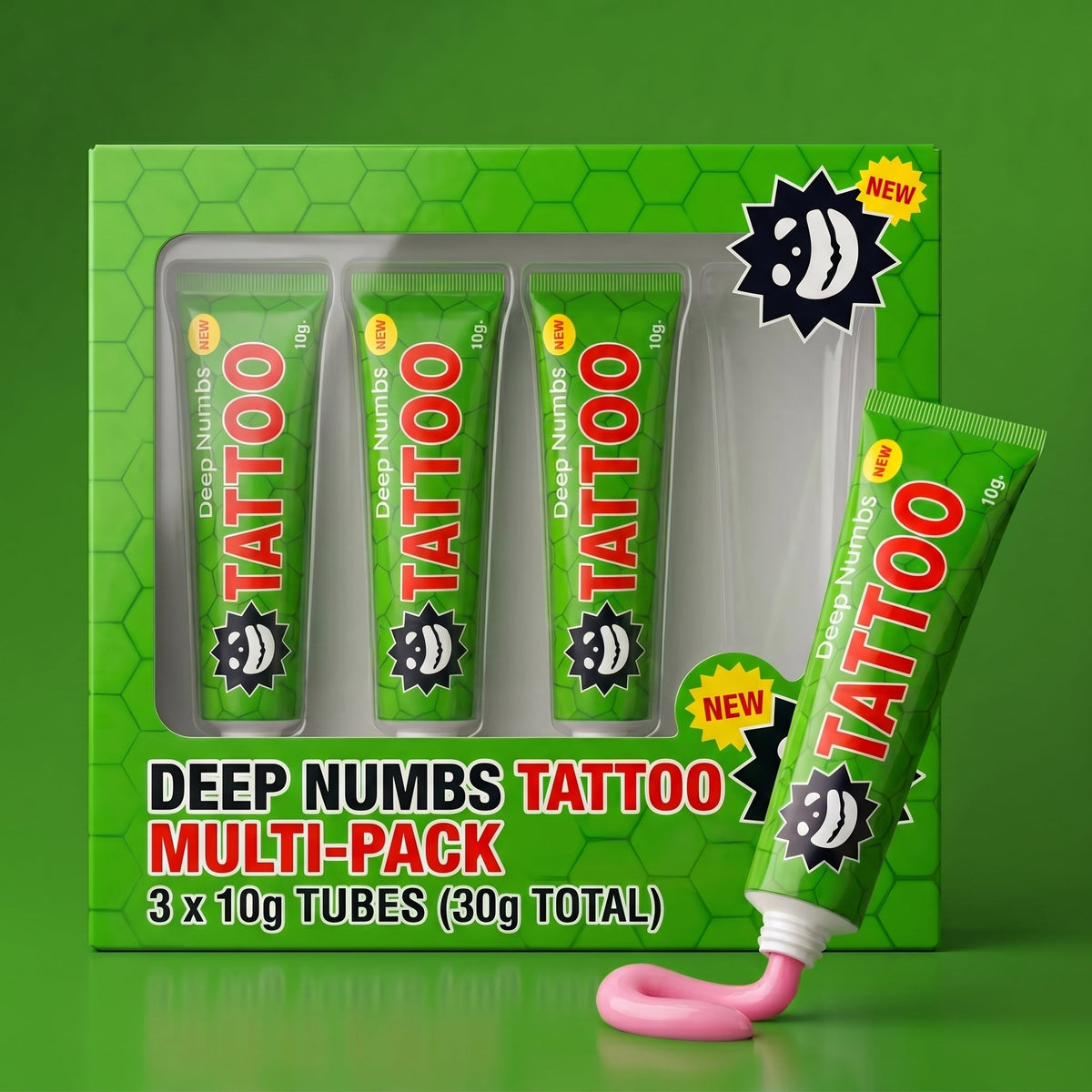 Green Tattoo Numbing Cream - Maximum Strength