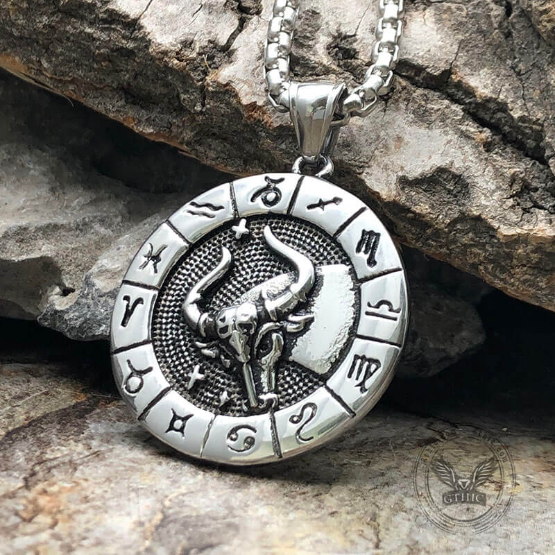 Taurus Stainless Steel Pendant