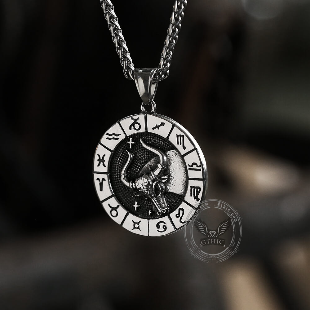 Taurus Stainless Steel Pendant