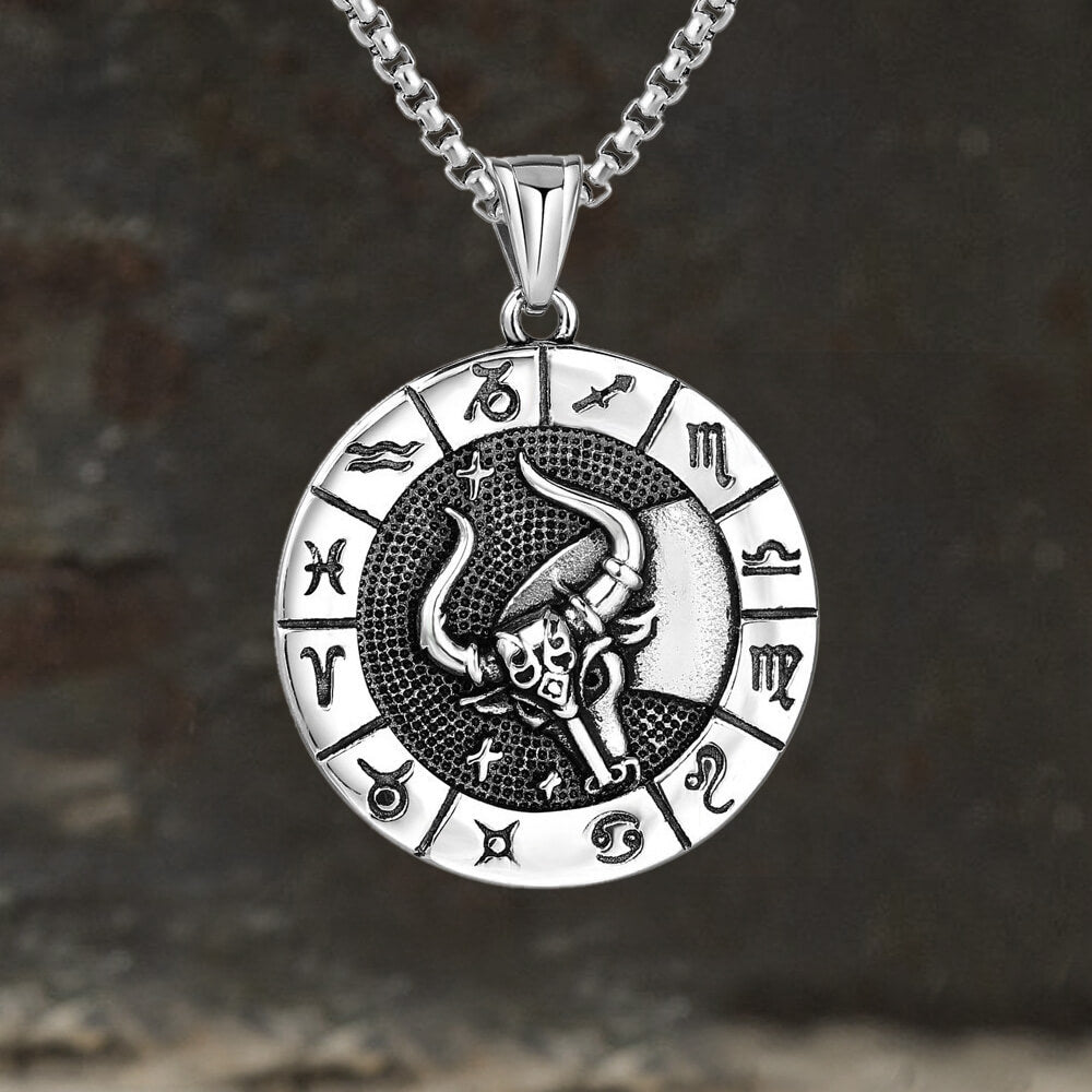 Taurus Stainless Steel Pendant
