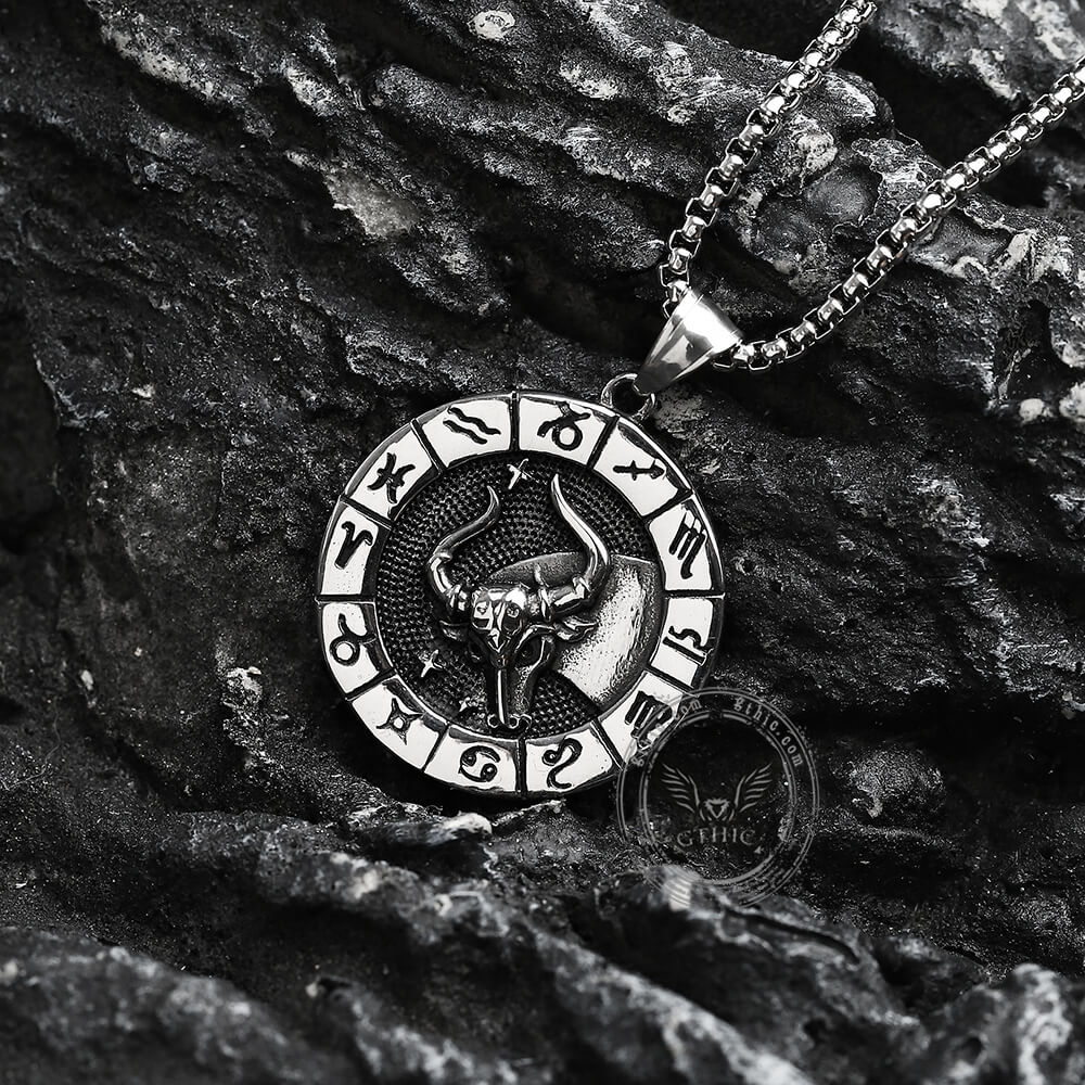 Taurus Stainless Steel Pendant
